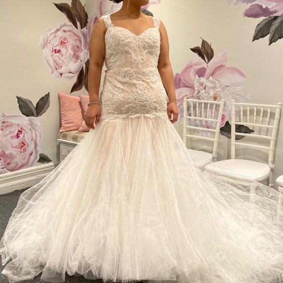 PLUS SIZE WTOO WEDDING GOWN! - Picture 1 of 7